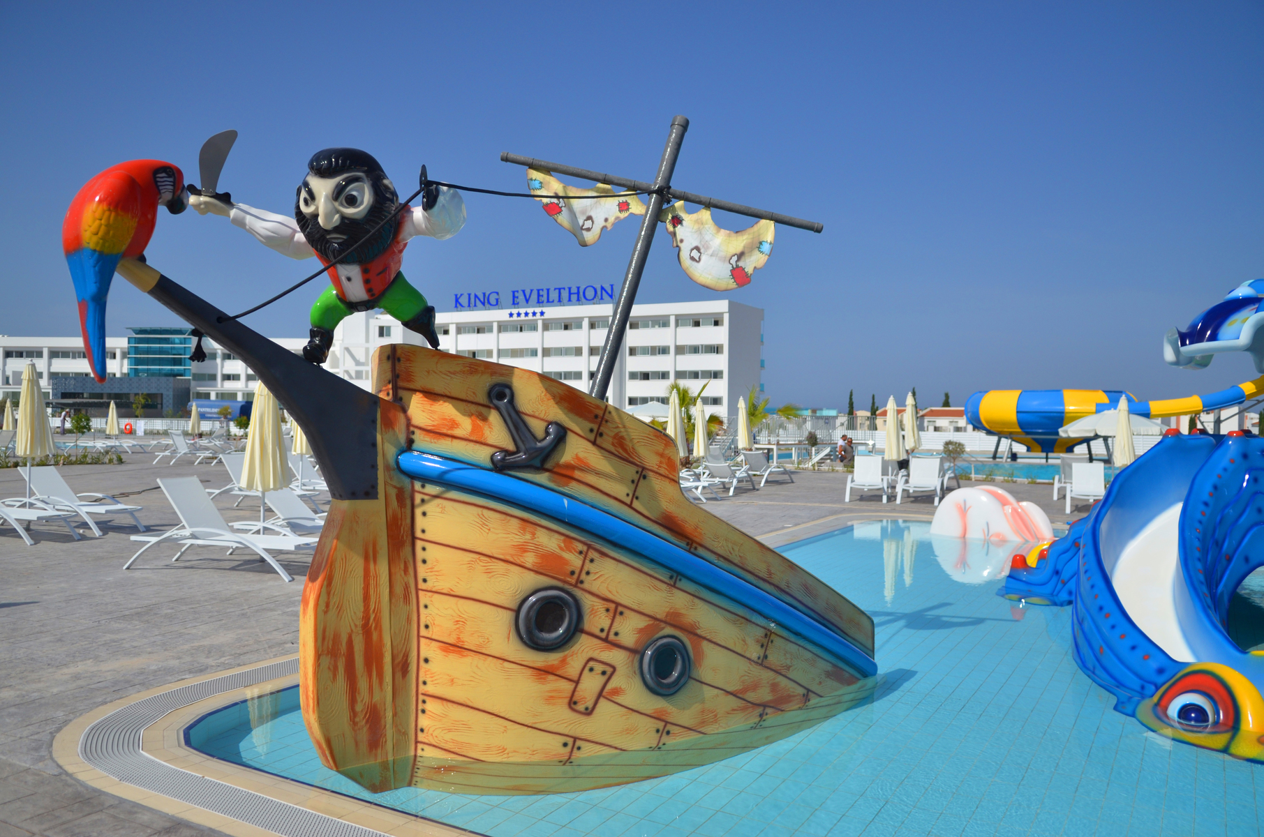 King Evelthon Beach Hotel & Resort — Chlorakas, Region Pafos
